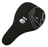 The Shadow Conspiracy Shadow Slimmer Pivotal BMX Bike Seat - Black w/ White Embroidery