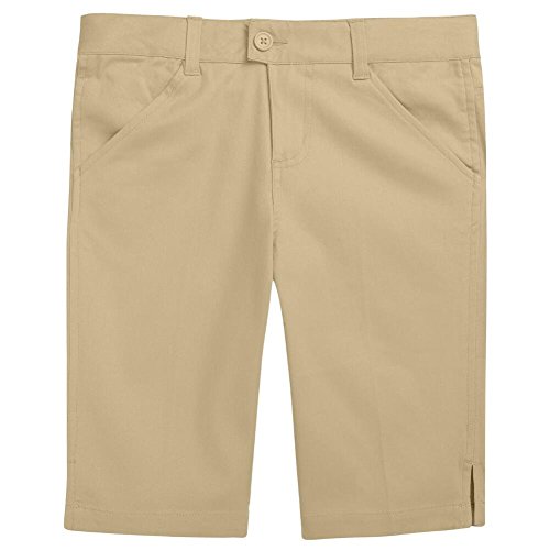 French Toast Bermuda Short Girls Khaki 14