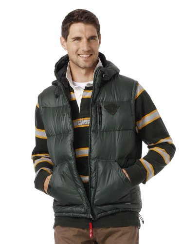 BOGNER FIRE + ICE Herren Daunenweste CHARLY-D, forest, 50