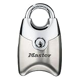 Master Lock Fusion 1-3/16-Inch Padlock, Stain Nickel #196DSN
