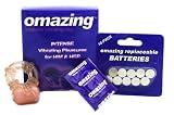 The New Omazing Intensive Reusable Vibrating Ring with 10 Replacement Batteries - A $59.00 Value!