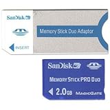 SanDisk 2GB Memory Stick Pro Duo Memory Card w/Adapter