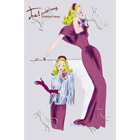 Canvas Print, Evening Gown with Fur Cape - 20 x 30
