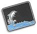 Kraco U70 Utility Mat, Black With Dolphin Design