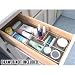 Expandable Cosmetic Drawer Organizer (Chrome) (2