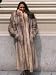 FABULOUS CRYSTAL FOX FUR COAT sz8 #3468
