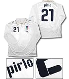 【#21　pirlo(ピルロ)】PUMA 2008 イタリア代表 アウェイ長袖ユニフォームimp