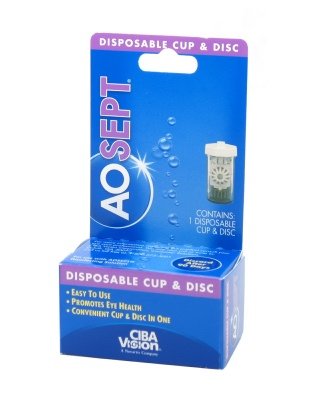 Buy AOSEPT Disposable Cup & Disc by CIBA now!