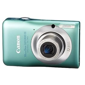 Canon PowerShot SD1300IS 12 MP Digital Camera with 4x Wide Angle Optical Image Stabilized Zoom and 2.7-Inch LCD (Green)