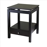 Winsome Wood Linea Night Stand, Dark Espresso Finish