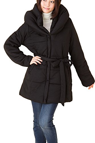 (Goldjapan)ゴールドジャパン 大きいサイズ レディース ベルト付き 中綿コート ダウンコート ダウンジャケット Aラインコート ジャンパー ジャケット ロング ロング丈 可愛い ゆったり Aライン 体型カバー フォーマル パーティー ドレス デート 結婚式 二次会 入学式 入園式 カジュアル エレガント きれいめ ワンピ エレガン 秋 冬 sada-8013