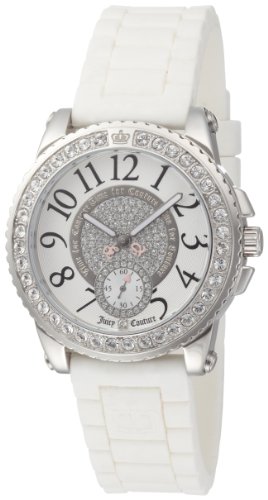 Juicy Couture Women's 1900702 Pedigree White Jelly Strap Watch