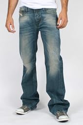 Diesel Men's Bootleg Denim Jeans
