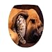 Stickersmania - Sticker Abattant WC chien et chaton Réf W04 - 28 x 36,6 cm.