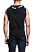 Eyelet Sleeveless Contrast Hoodie SL888 - J8B