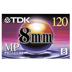 Click here to buy TDK 8mm P6-120 HS Video Tape by TDK.