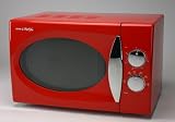 Hinari Lifestyle MX705CRD 0.7 cu ft Microwave Oven with Manual Operation - Red