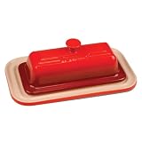 Le Creuset Stoneware Butter Dish, Red by Le Creuset