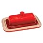 Le Creuset Stoneware Butter Dish, Red