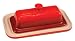 Le Creuset Stoneware Butter Dish, Red