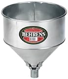 Tools & Hardware : Behrens #TF 123 Galvanized Tractor Funnel