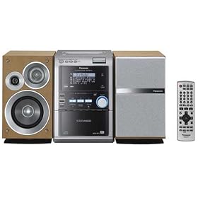 Panasonic SC-PM71SD MP3 SD Micro System with 5-CD to SD Recording