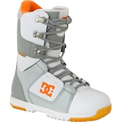 DC Men's Park Boot 12 Performance Snowboard Boot,White/Grey,12 M US 