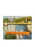 Arte Dal Mondo Pintura al Óleo sobre Linezo Renoir Rive Della Senna