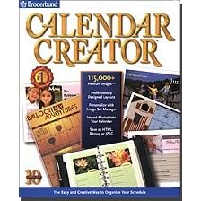 Calendar Creator 10 by Broderbund