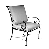 O.W. Lee Classico Club Armchair 942-AFSP44GR-20A Black Suede 942-AF