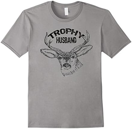 Men's Trophy Husband T-Shirt Large Slate
