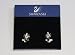 AUTHENTIC & ORIGINAL: Beautiful & Modern Swarovski Earrings Set - Gold Color Hearts w/Crystals Womens/Ladies - Designer Jewelry - Blowout Clearance Sale
