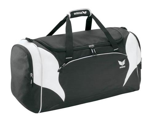 Sporttasche XL , schwarz/weiß