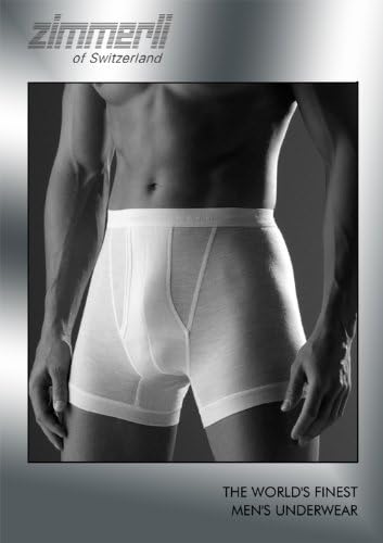 Zimmerli Wool and Silk Boxer Brief Large/Ecru