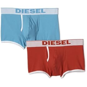 Diesel Men's Fresh And Bright Breddox 2 Pack Red/Blue