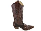 Corral Women's C1104 Boots Brown Python/Crystal/Cross