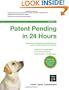 Patent Pending in 24 Hours