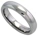 Tungsten 5mm (3/16 in.) High Polished Comfort Fit Domed Wedding Band Ring (Available in Sizes 5 to 15) size 7 1/2