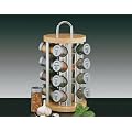 K�chenprofi 2605002816 Gew�rzst�nder 16-teilig, edelstahl / natur
