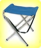 EARTH DELUXE FOLDING STOOL w/ Extra Heavy-Duty STRONG Aluminum Tubing -- COMFORTABLE Durable -- Ships FAST 1-2 days -- Comes with EASY to CARRY Strap