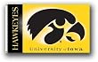 Iowa Hawkeyes 2-Sided 3 Ft. X 5 Ft. Flag W/Grommetts - NCAA