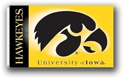 Iowa Hawkeyes 2-Sided 3 Ft. X 5 Ft. Flag W/Grommetts - NCAA