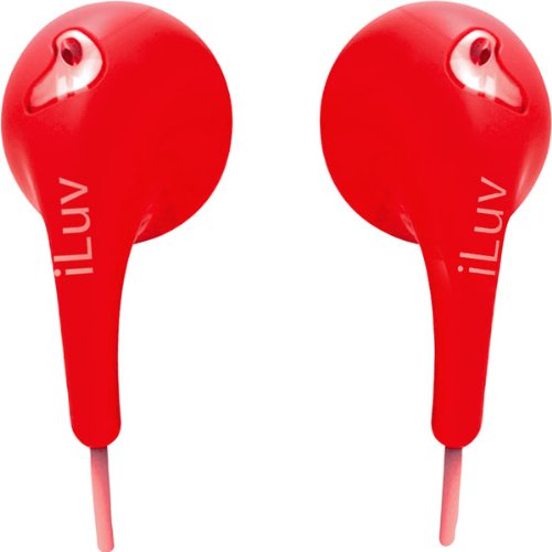 iLuv Red Bubble Gum II Earphones