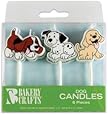 6 pc Puppy Dog Cake Candles
