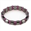 Hematite Amethyst Bracelet