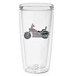 Ladies' Motorcycle 16 oz Insulated Beverage Tumbler, Clear