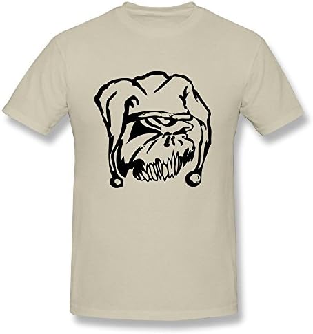CHUNQING Crazy Joker Skull T Shirt For Men XXL Natural