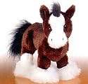 Ganz Webkinz CLYDESDALE HORSE Plush