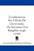 Considerations Sur L'Ordre de Cincinnatus: Ou Imitation Dun Pamphlet Anglo (1785)