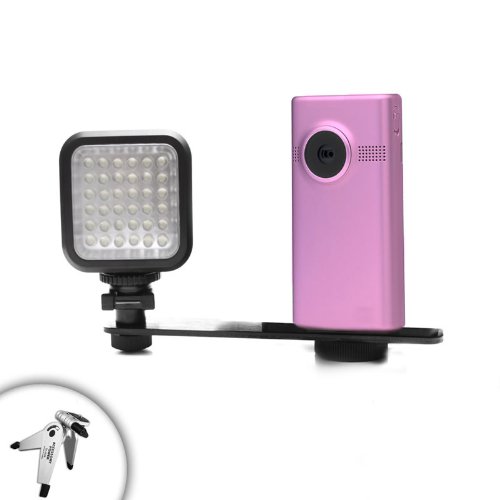 Best Price LightLINK Rechargeable Ultra-Bright LED Camera Light for Flip UltraHD , Sony Bloggie Touch , Kodak PlaySport and Other Pocket Camcorders! **Includes Mini Tripod**
